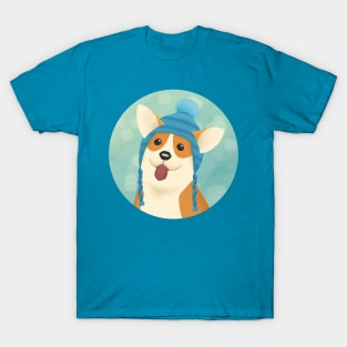 Winter Corgi T-Shirt